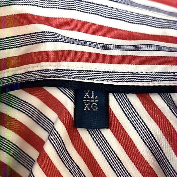 Massimo Dutti Striped Fitted Button Down Shirt, Long Sleeves size XL - Picture 9 of 11